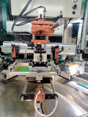 دستگاه چاپ صفحه نمایش UV کانتینر 4 رنگ، رنگ 70 عدد در دقیقه