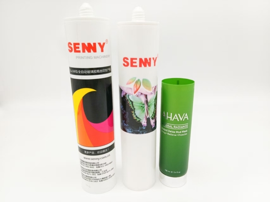 2-رنگ 80 تراشه / دقیقه لوله نرم CNC ماشین چاپ خودکار UV