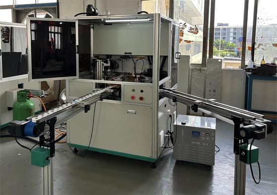 1- دستگاه چاپ صفحه صاف خودکار رنگ 60pcs/Min سیستم درمان LED-UV