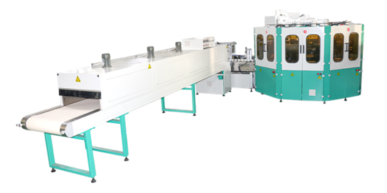 دستگاه چاپ صفحه نمایش مادون قرمز کانتینر اتوماتیک 40 عدد در دقیقه