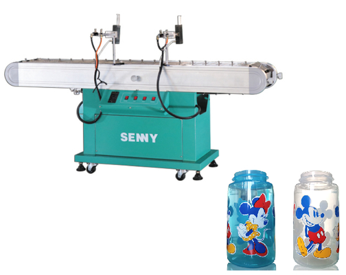 دستگاه نیمه اتوماتیک عملیات حرارتی شعله 100 وات، گواهی SGS، 3000 عدد در ساعت.