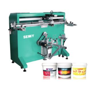 دستگاه چاپ صفحه نمایش نیمه اتوماتیک 1000X250mm 10pcs/min برای سطل