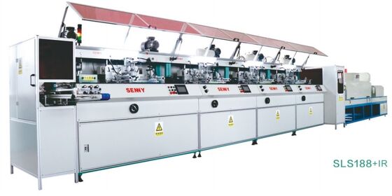 SLS1888+IR Curving Multicolor Automatic screen Printing machine Up to 6000pcs/hr