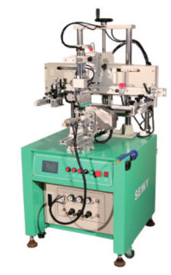 CNC 600pcs / Hr دستگاه چاپ خودکار صفحه نمایش نیمه اتوماتیک برای بطری شکل منحنی