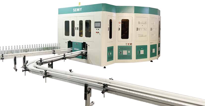 دستگاه چاپ داغ شش رنگ بطری شیشه ای IR+UV دستگاه چاپ سیلک