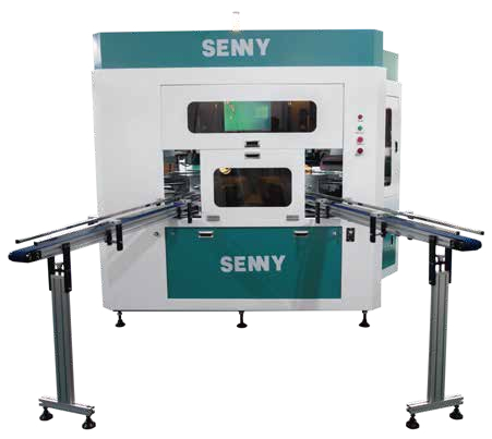 2-Color CNC Container UV Screen Printing Machine 70 Pcs/Min
